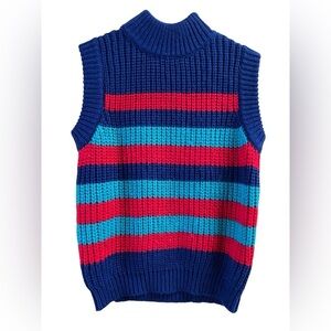 Vici striped knit sweater vest
